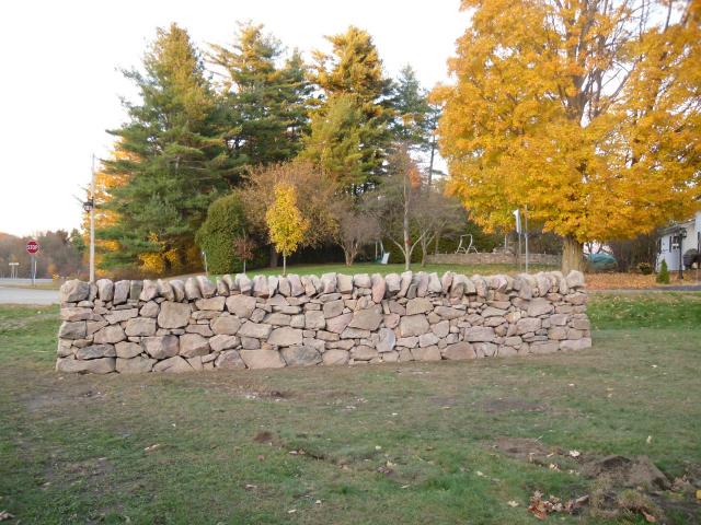 Completed granite wall after the Rockport 2009 2 day workshop
